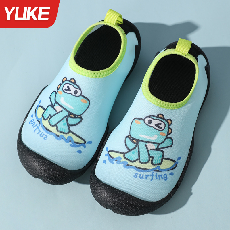 Picture of Children's Beach Shoes for Boys and Girls, Non-Slip, Anti-Cut, Soft-Soled River Tracing Shoes, Water Park and Seaside Special Barefoot Shoes
