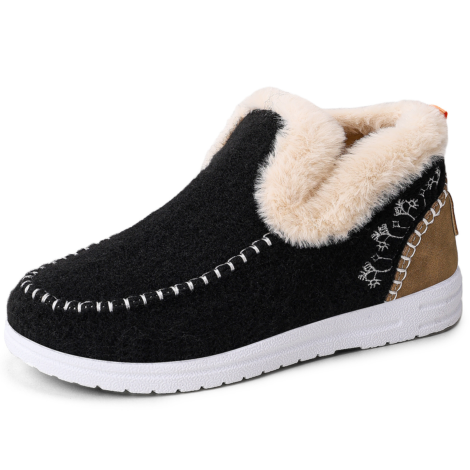 Picture of Cotton Shoes for Women, Cross-Border Large Size Snow Boots, Velvet Thickened Cotton Boots, Fashionable and Versatile Women's Boots, Cold-Proof and Warm Cotton Boots
