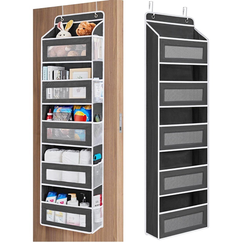 Cross-Border Amazon Door Non-Woven Fabric Finishing Hanging Storage Bag Dormitory Door Debris Storage Bag