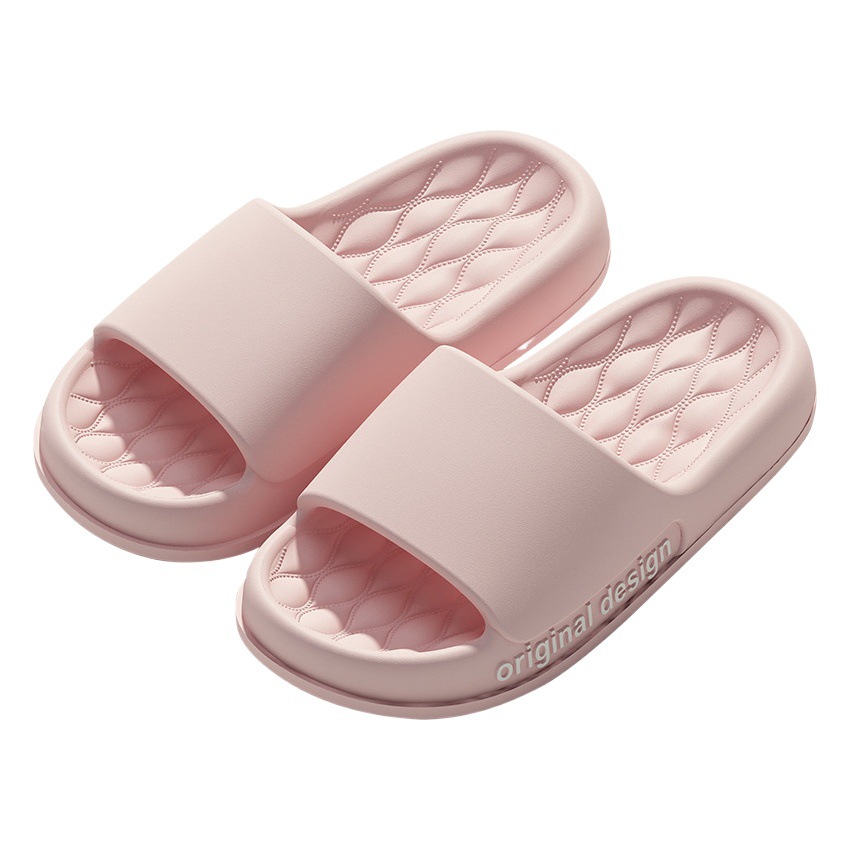 Slip-on Slippers Women's Summer Indoor Home 2025 New Style Bathroom Bath Non-slip Slippers Men's Outer Wear
