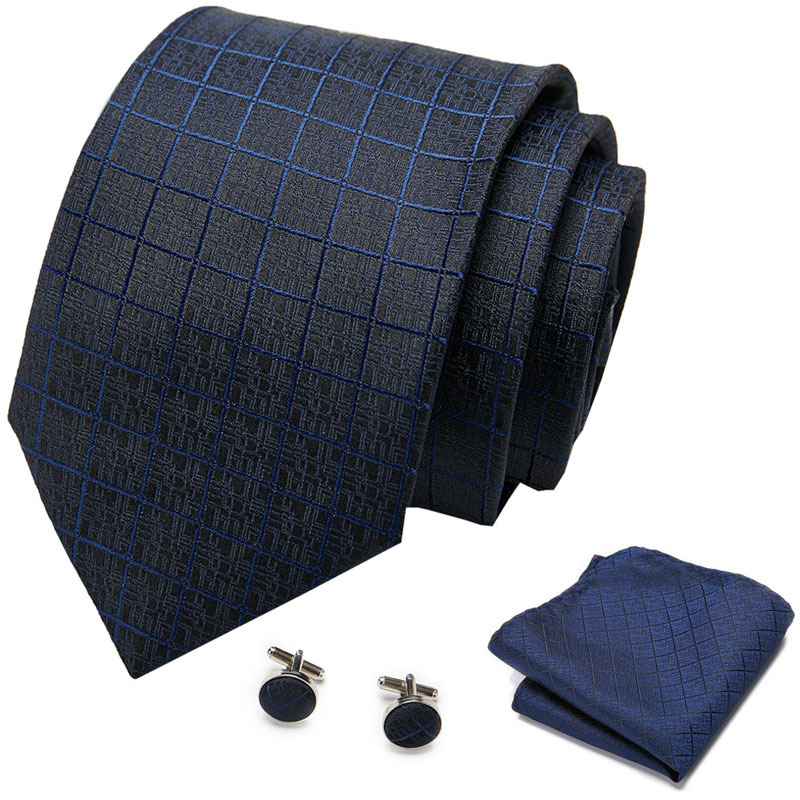 Picture of New Tie in Stock Cross-Border Hot Selling Tie Manufacturer Business Men's Formal Tie Set Ready-Made Fashion Accessories