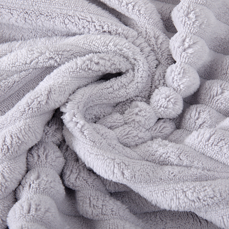 Picture of Coral Velvet Candy Strip Velvet Towel Towel Absorbs Water, Quick-Drying and Does Not Shed Hair 2024 New Face Wash and Bath Towel