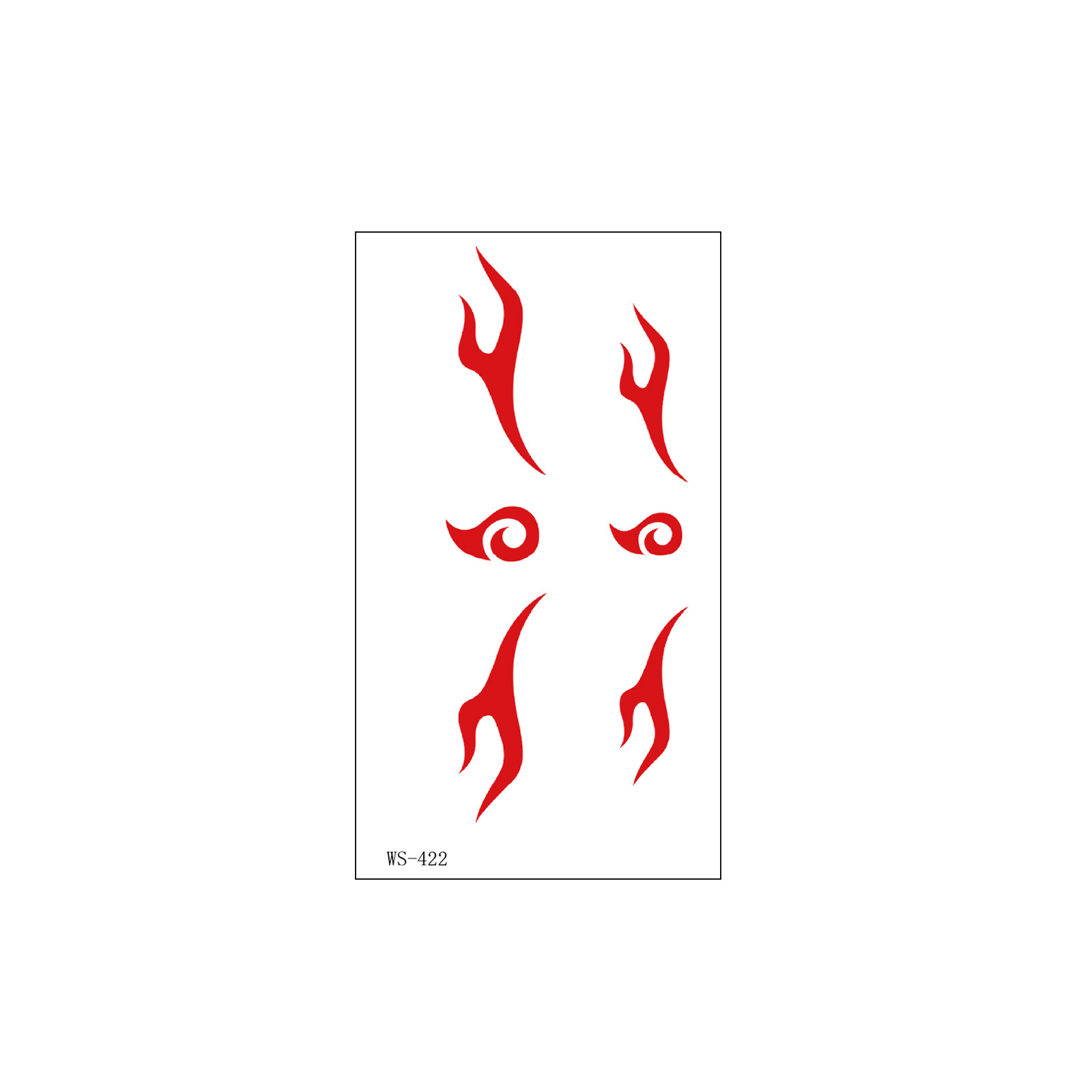 Picture of New Nezha Acrylic Face Tattoo Sticker Children's Forehead Print Eyebrow Sticker Waterproof Sweat Painted Face Sticker