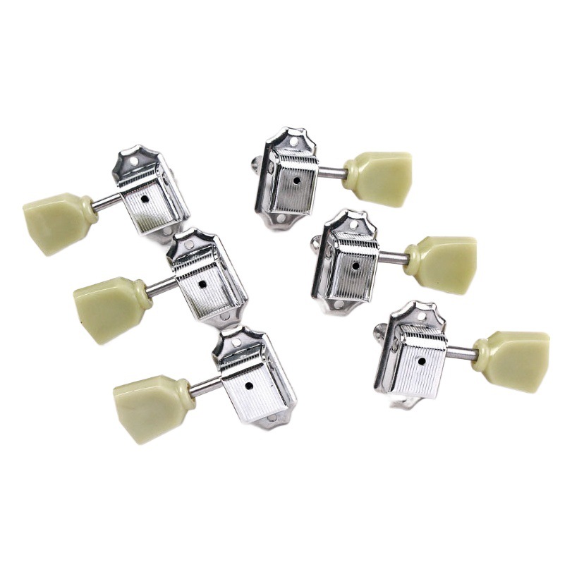 Retro piano head button LP electric guitar string quasi string button Stringer pull string button plastic handle accessories