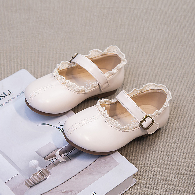 Picture of Girls' Small Leather Shoes 2025 New Autumn and Winter Kidsren's Shoes Small Fragrant Princess Shoes Spring & Fall Baby Girl Soft Sole Shoes