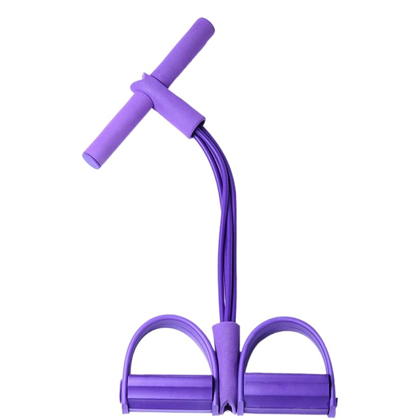 Jinkai Four-tube Pedal Tension Device Six-tube Pedal Tension Rope Household Thin Waist Sit-up Abdomen Fitness Device