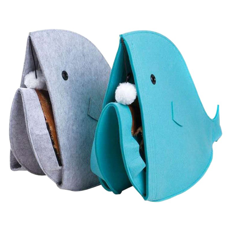 Felt cat nest detachable cat nest four seasons creative fish-shaped non-woven cat nest wholesale supply