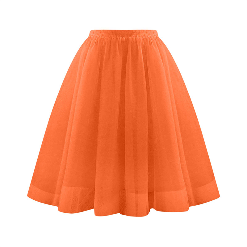 Picture of Amazon's New Skirt Women's Spring and Summer Trendy Fairy Style Large Size Mesh Tutu Skirt Large Size Slimming
