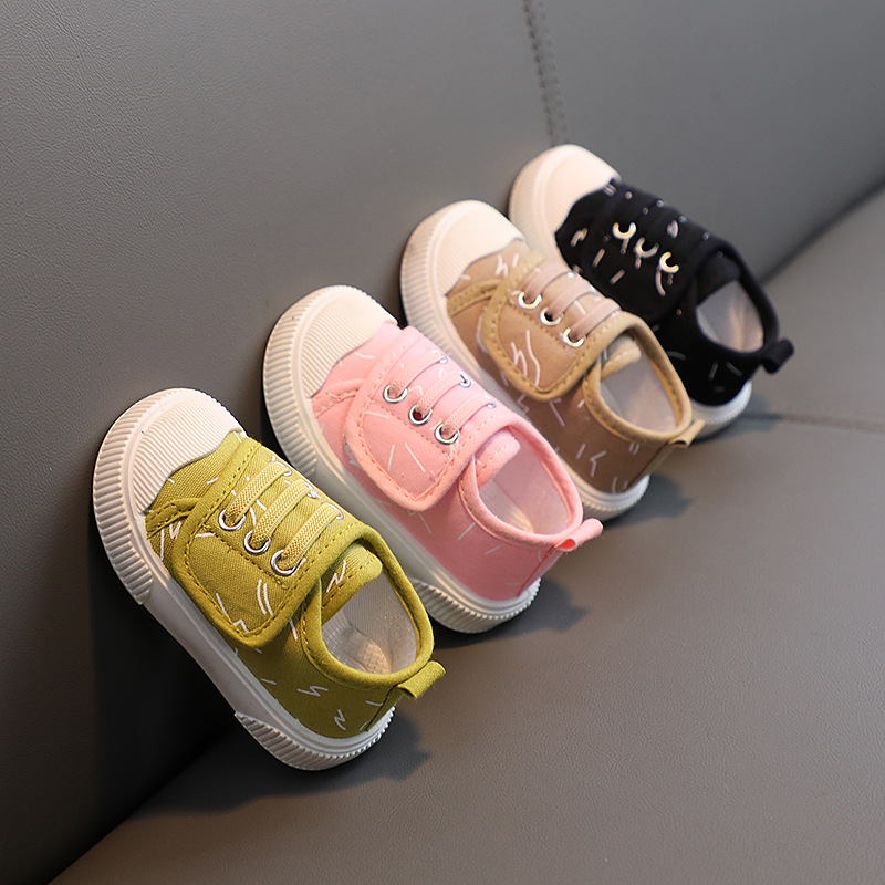 Picture of Children's Canvas Shoes 2025 Spring and Autum New Style Boys 1-6 Years Old Baby Shoes Breathable Casual Girls Low-Cut Sneakers