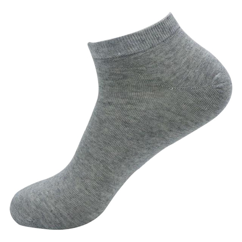 Summer Thin Cotton Socks Men's Solid Color Deodorant Boat Socks Low-Cut Socks Pure Cotton Invisible Socks Pure Cotton Street Stall Socks Wholesale