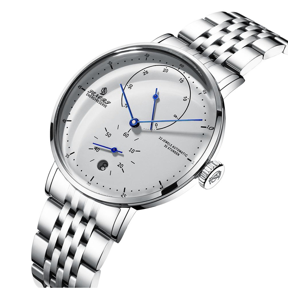 Sainas SENORS Amazon Hot Curved Glass Business Fashion Men's Watch Automatic Mechanical Watch SN082