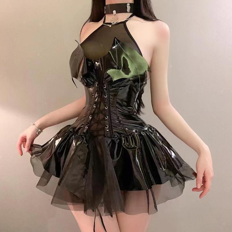 Picture of Sexy Lingerie, High-End Sexy Pure Lust Style Suspender Pajamas, Abstinence Style Flirting Sexy Clothes Qqny Maid Suit