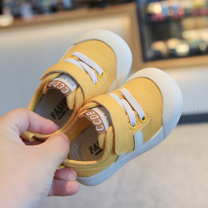 Children's Shoes Spring and Autumn Mesh Breathable Single-layer Shoes 1-2-3 Years Old Baby Boys and Girls Soft Sole Non-slip Toddler Shoes Canvas Shoes
