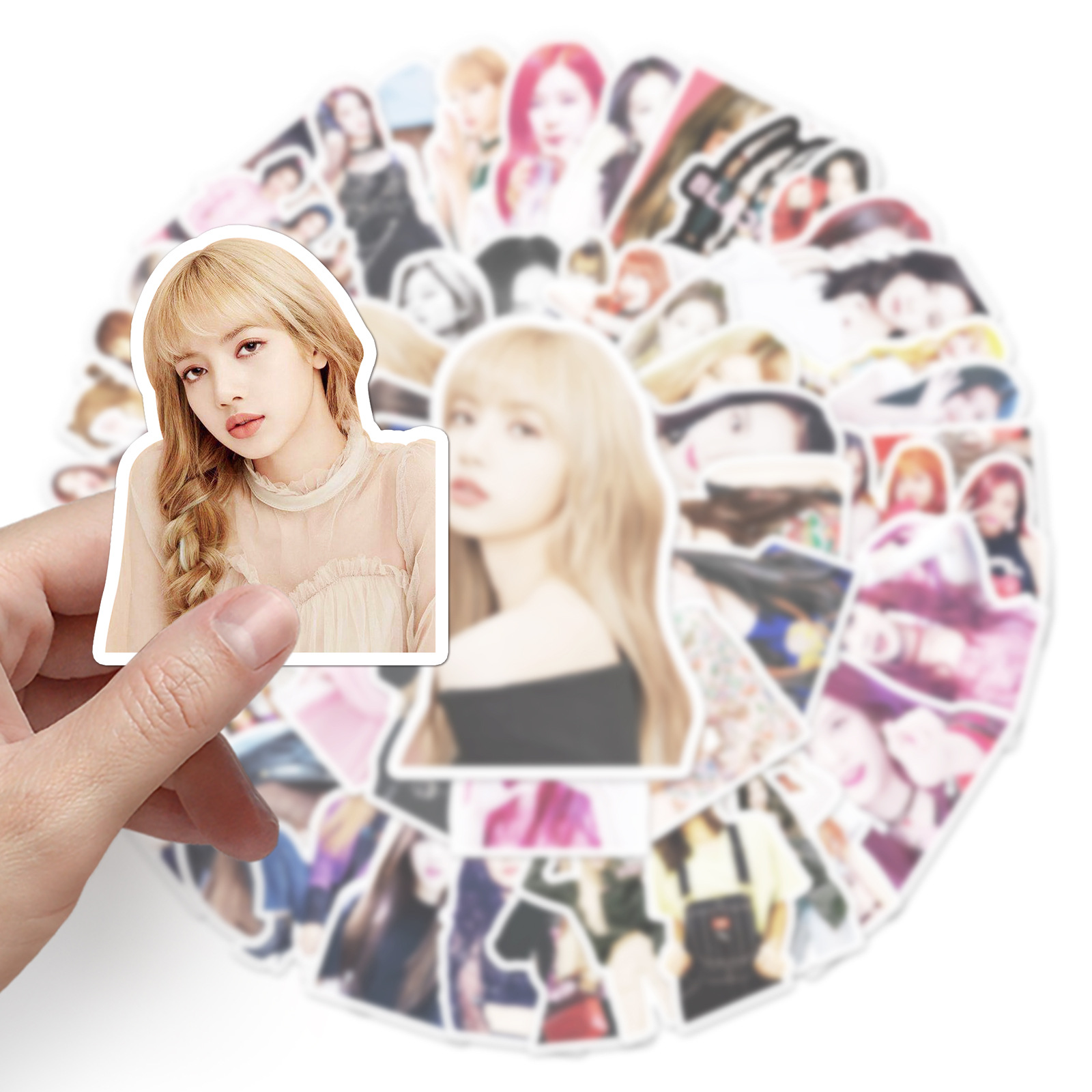 Picture of 52 blackpink Girl Group Members Star Peripheral Luggage Scooter Laptop Car Stickers