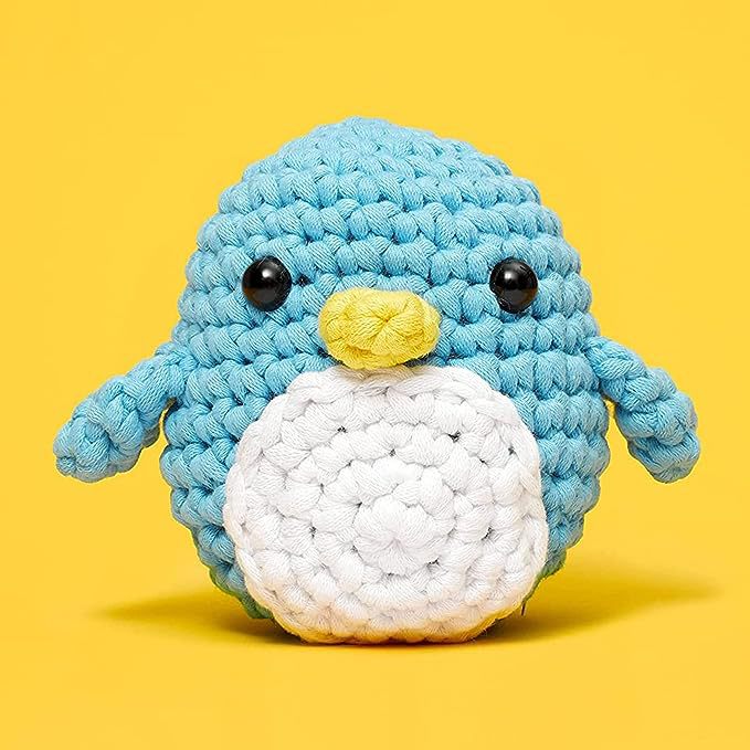 English Crochet Material Package Hand-Knitted Crochet Doll Wool Pendulum Amazon Gift Crochet Material Package Animal