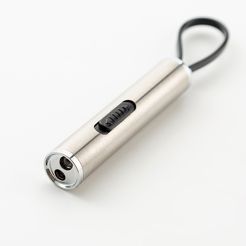 Stainless Steel Mini Led Lighting Flashlight Uv Ultraviolet 395Nm Purple Light Currency Detector Lamp Small Portable Keychain Lamp