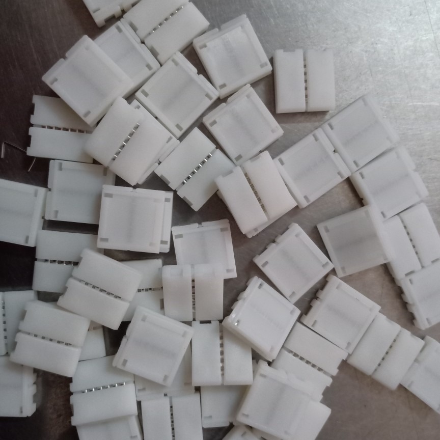 4P Light Strip Row Pin 2.54 Light Strip Solderless Connector 10mm Docking Connector Solderless Buckle Rgb Light Strip