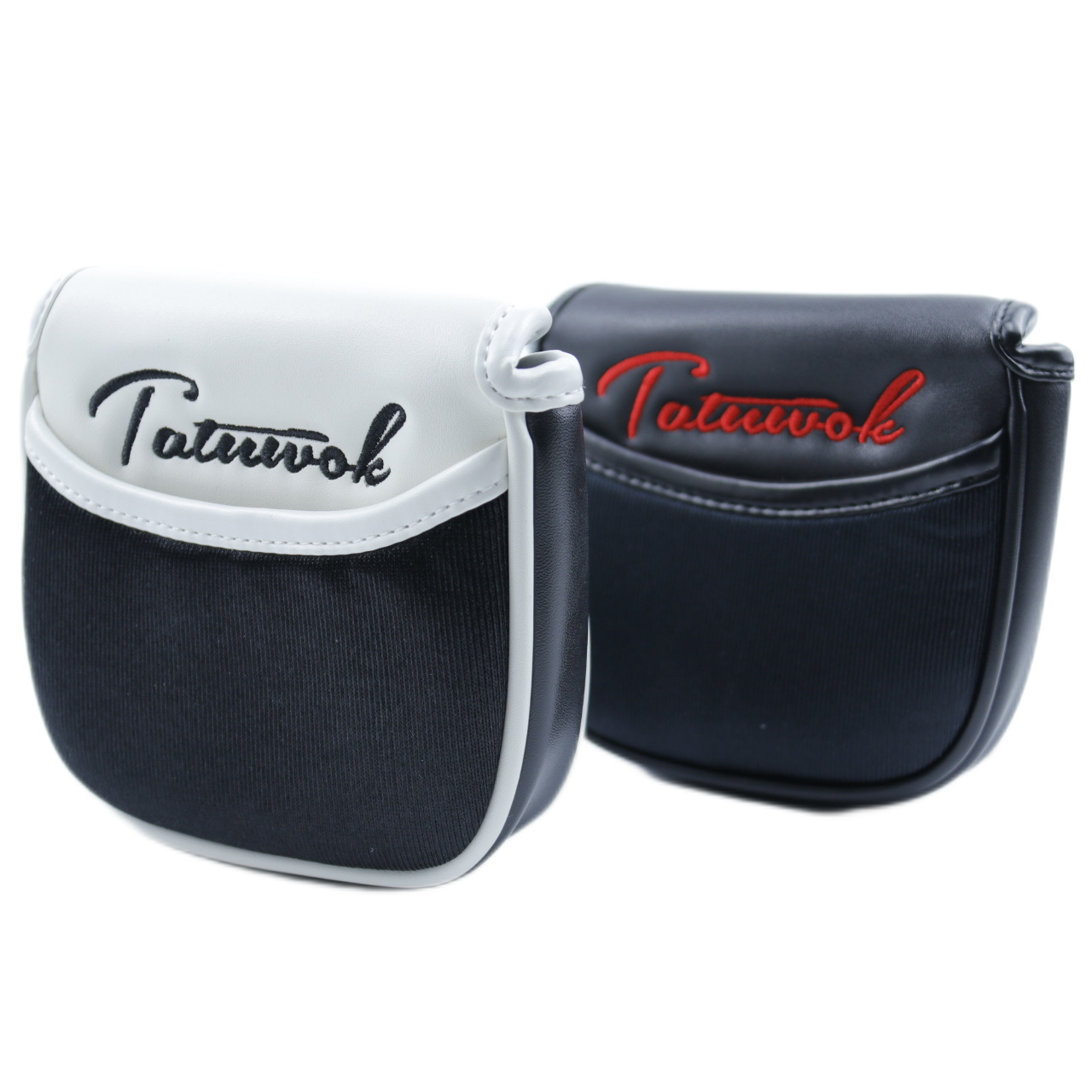 Golf club set golf supplies accessories golf club putter cap set square black white single