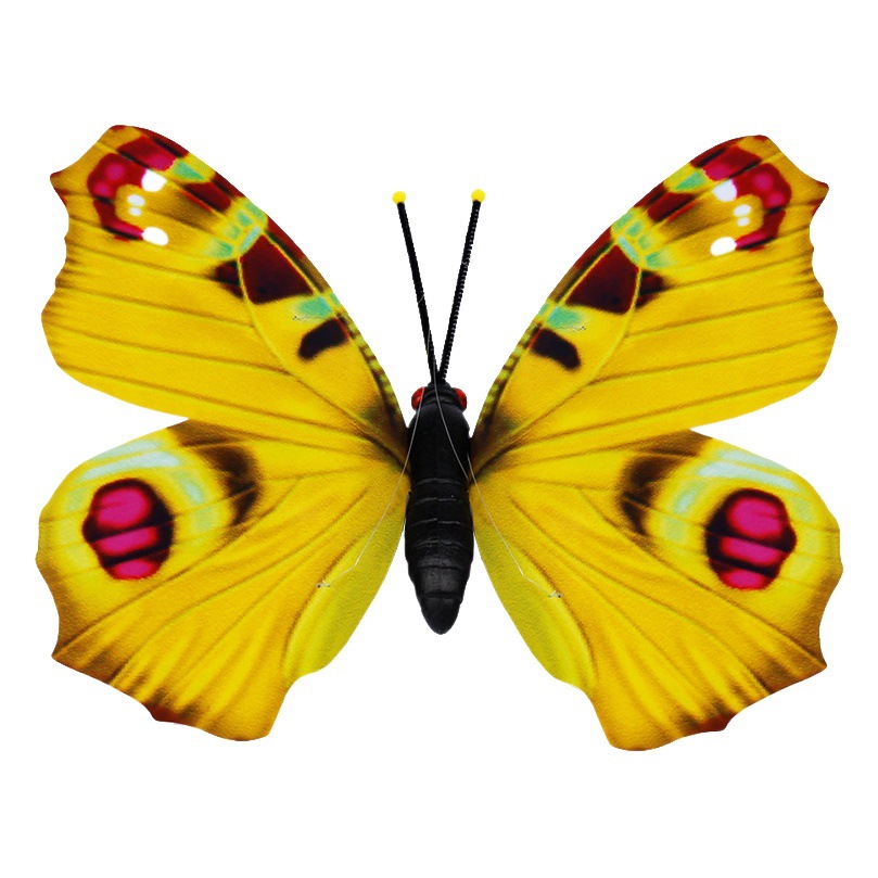 Large decorative butterfly creative shopping mall outdoor garden aerial layout three-dimensional simulation butterfly exhibition manufacturers wholesale