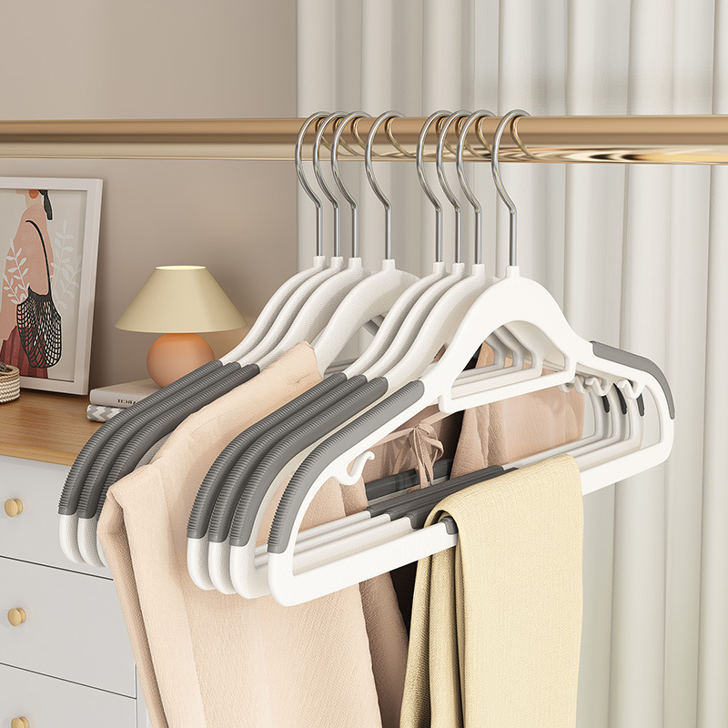 Picture of Household Clothes Hanger, Non-Marking, Non-Slip Clothes Hanger, Anti-Shoulder Corner Clothes Hanger, Double-Position Clothes Hanger, Wet and Dry Clothes Support