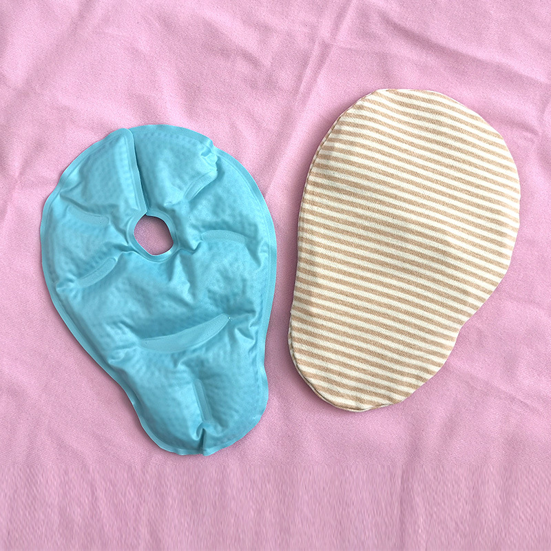 Picture of Xiaoya Elephant Hot and Cold Compress Pad Blocking Milk Dredging Hot Compress Pad Baoma Breastfeeding Milk Opening to Reduce Milk Booming Breast Pad in stock