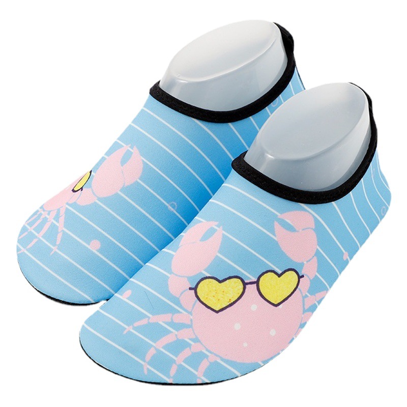 Cross-border Children's Beach Shoes New Non-slip Soft Sole Outdoor Wading Shoes Indoor Floor Fitness Yoga Shoes and Socks