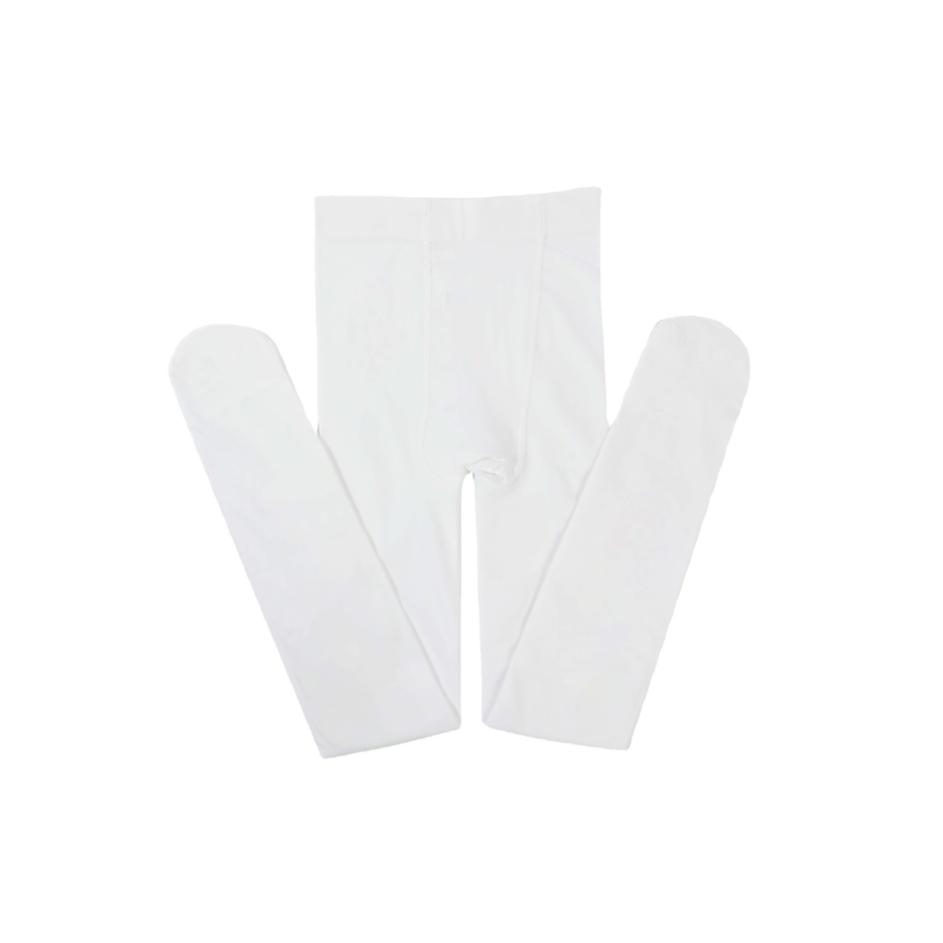 Picture of Factory wholesale spring and summer children dance socks six performance velvet 90D children's big socks white pantyhose