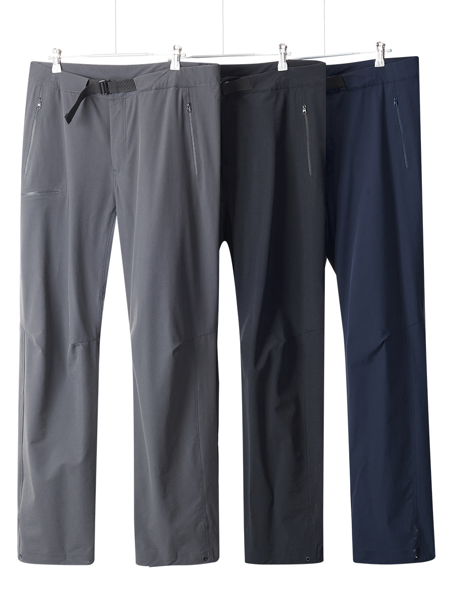 Bird Family Flat Quick-drying Pants Men's Outdoor Spring, Summer and Autumn Single-layer Thin Charge Pants Hiking Climbing Stretch Climbing Pants