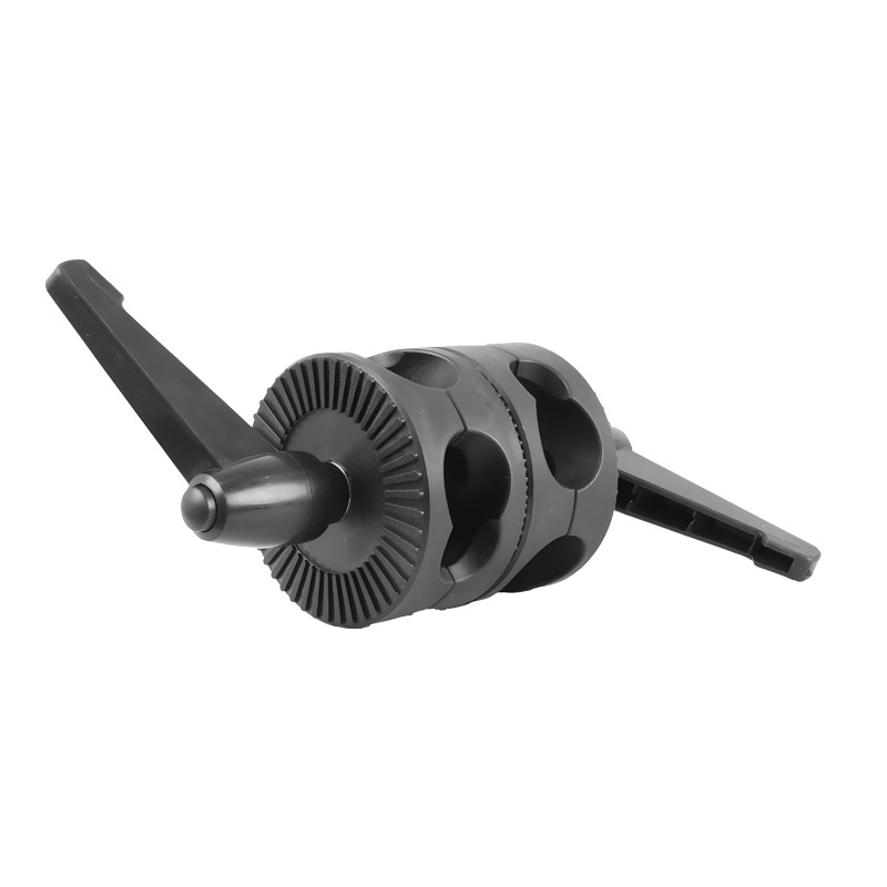 Picture of Multifunctional round cake clamp single and double axis universal wheel studio photography two-way transfer wheel ceiling lamp frame cross arm clamping turntable