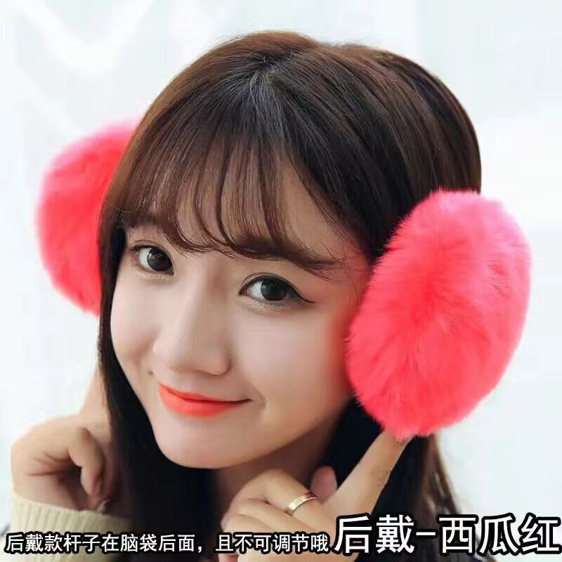 Picture of Winter after wearing earmuffs earmuffs women winter warm earmuffs winter earmuffs women's earmuffs men's earmuffs factory outlet