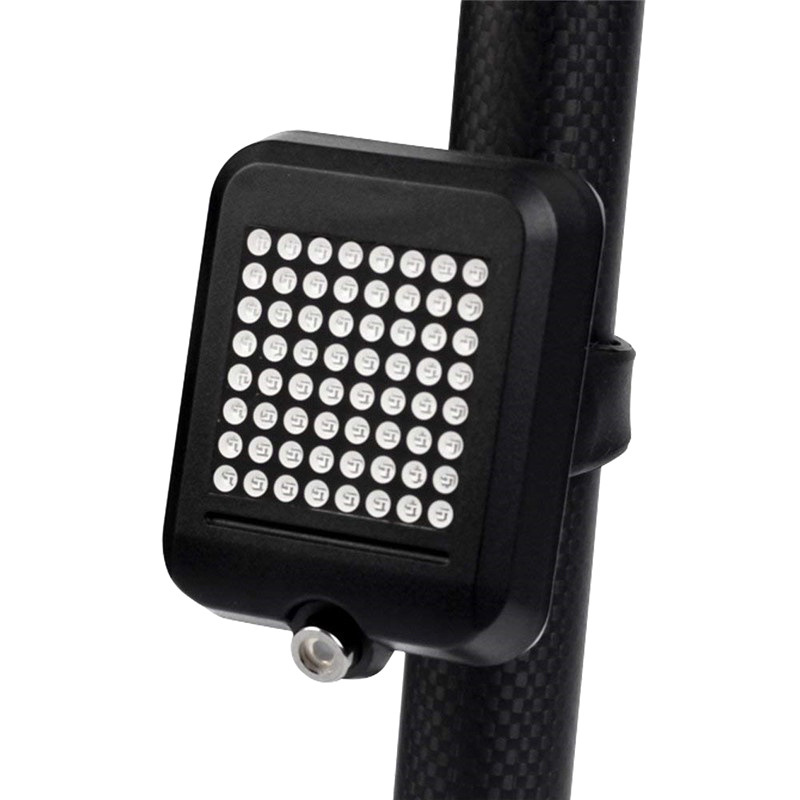 Picture of Bicycle Turn Signal Brake Light Mountain Bike Intelligent Sensor Automatic Brake USB Charging Projection Laser Tail Light