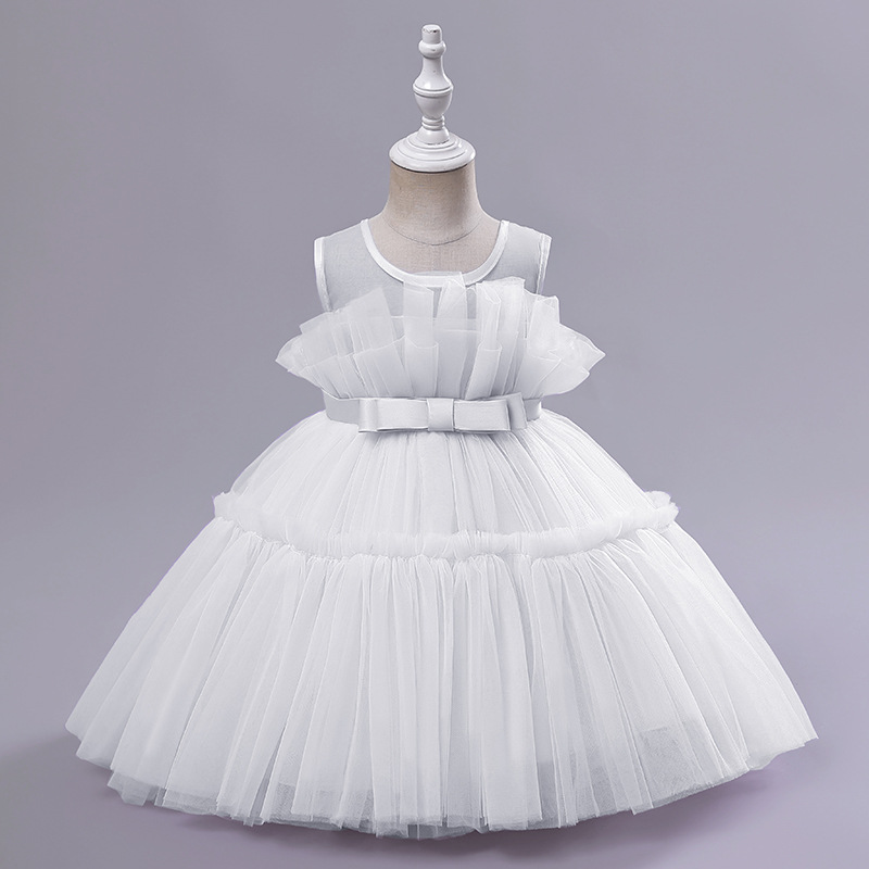 Picture of Children's Dress Cross-Border Foreign Trade Girls Sleeveless Festival Performance Dress Birthday Party Tutu Princess Dress