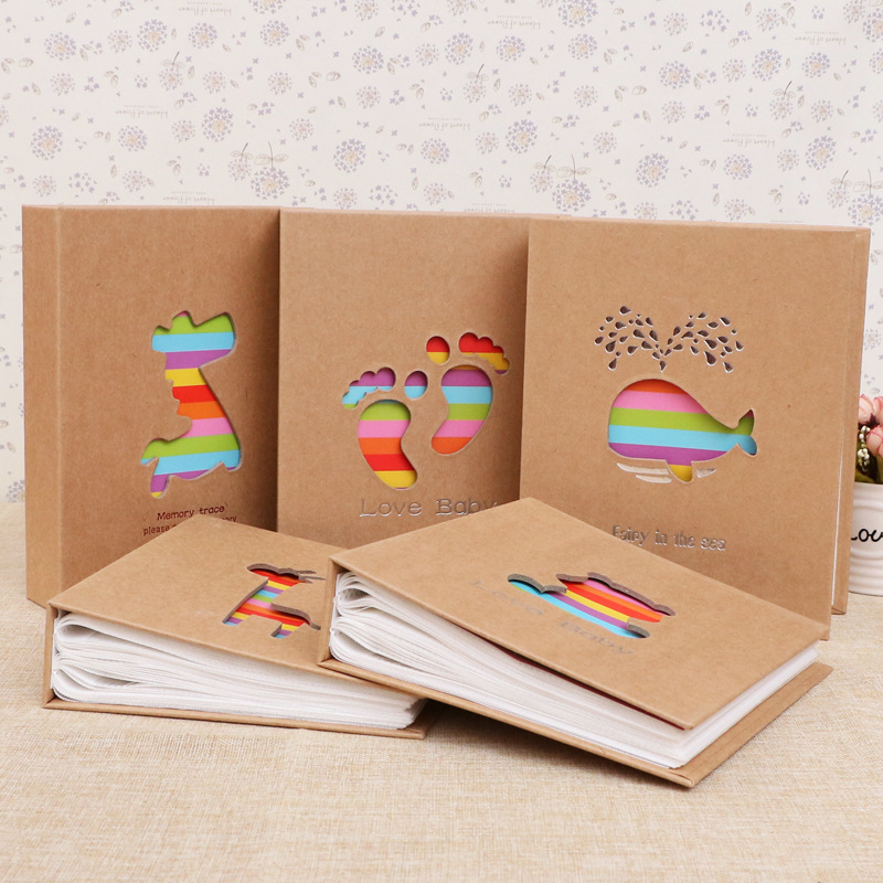 Deyuan photo album 6 inch 200 8 inch 100 cartoon environmental protection PP children's baby Commemorative Book Wholesale