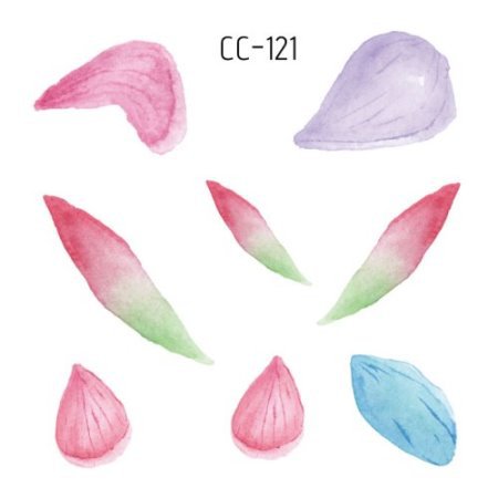 Picture of New waterproof flower tattoo stickers fashion small fresh face stickers fashion Photo Studio Art Stickers