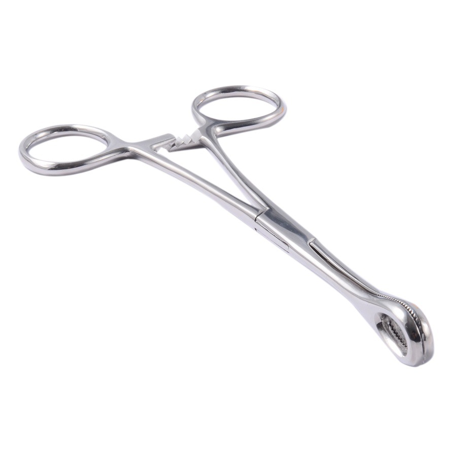 Cross-Border professional puncture tool stainless steel perforating pliers needle tube pliers ear piercing navel tongue nail auxiliary opening and closing forceps