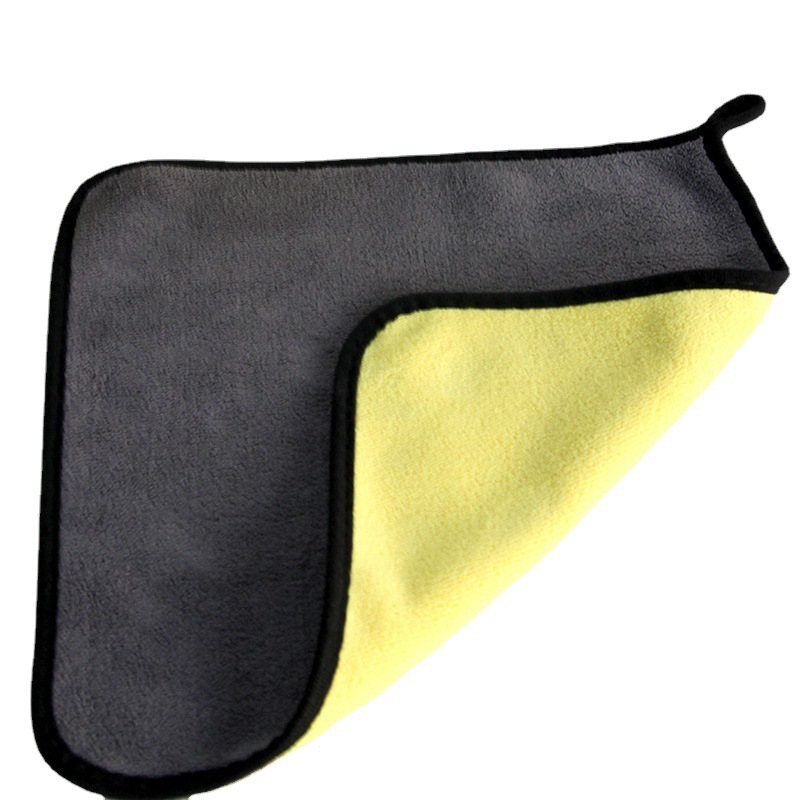 Picture of Double-Sided Thickened Car Wash Towel, Fine Fiber, Soft, Absorbent, Cleaning Cloth That Does Not Damage Car Paint, Car Wiping Towel, Car Wash Towel