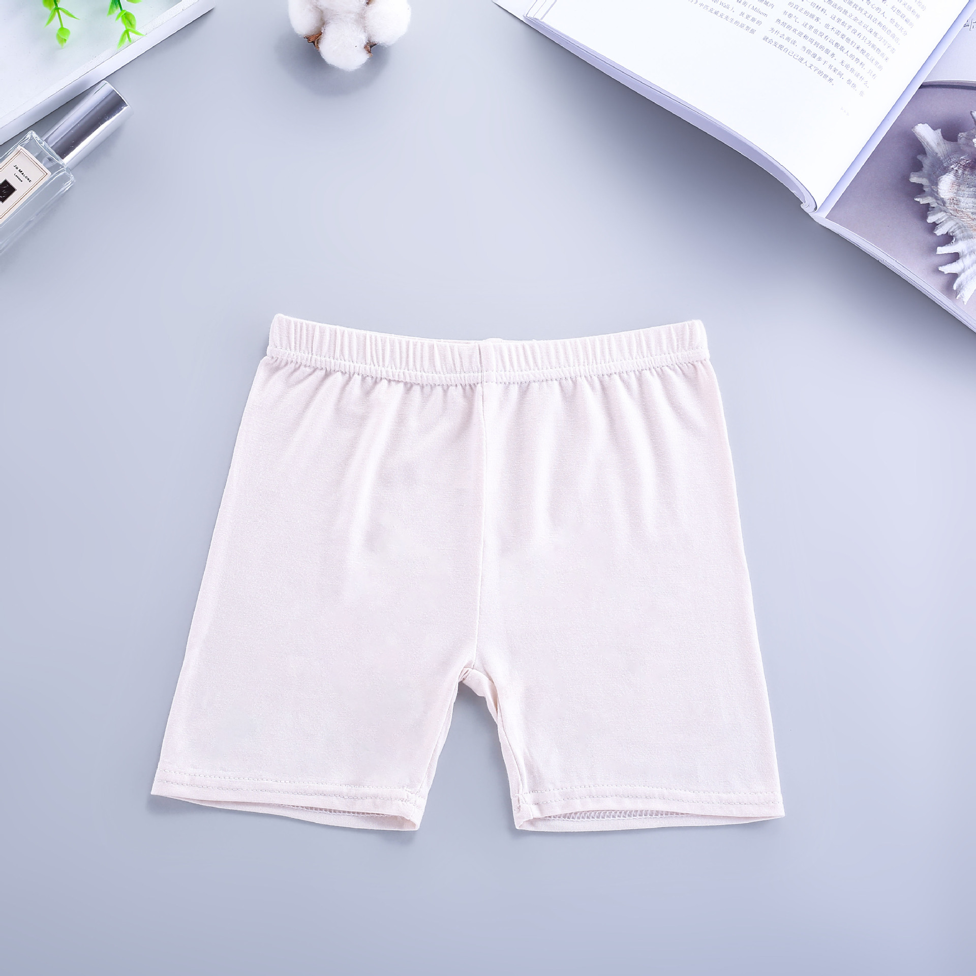 Picture of Girls' Safety Pants Anti-running Light Summer Thin Children's Modal Insurance Pants Cotton Triple Pants Girls' Boxer Shorts