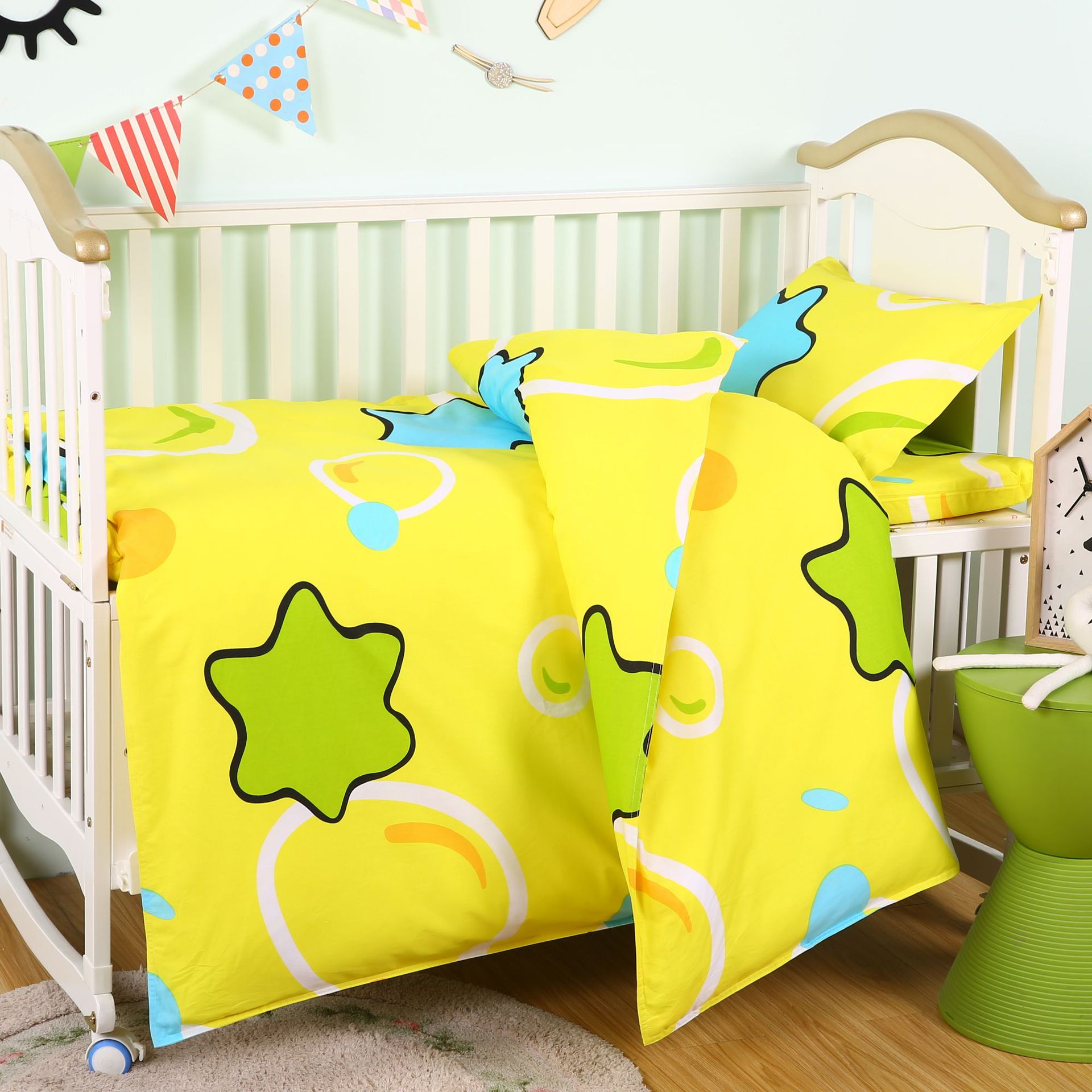 Kindergarten Quilt Three-piece Set Kidsren's Quilt Cover Pure Cotton Six-piece Nap Cotton Quilt Core Bedding Bedding Factory
