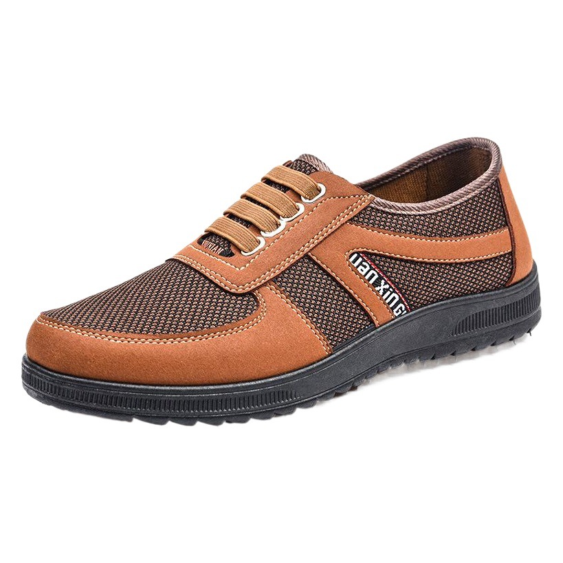 Foreign Trade Men's Shoes 2025 New Single Soft-Soled Men's Cloth Shoes Breathable Casual Shoes Men's Lightweight Sneakers Casual and Versatile