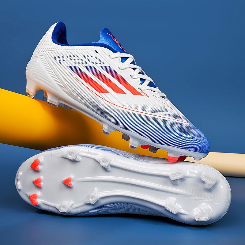 Jf50 New Cross-Border Student Low-Top Football Shoes Ag Long Spike Game Training Youth Export Sports Football Shoes