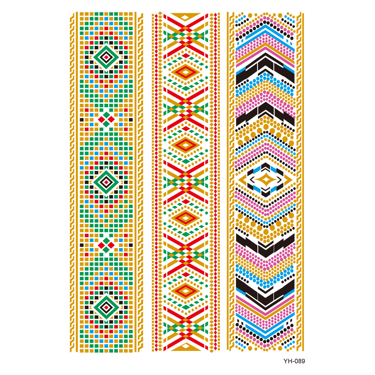 Picture of Bronzing tattoo stickers manufacturers in stock wholesale waterproof tattoo stickers fashion tattoo stickers