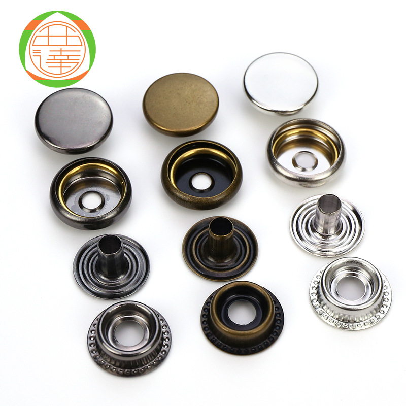 Picture of Metal snap button lower three pieces 203#201# invisible child and mother buckle coat jacket leather luggage accessories button