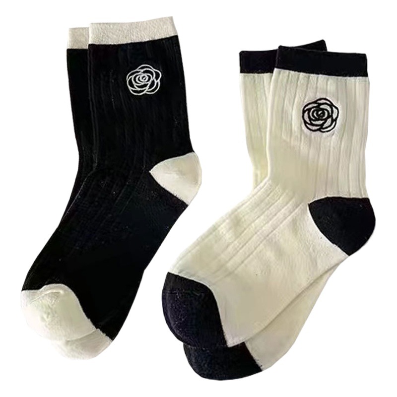 Zhuji socks women's tube socks spring and summer thin sports cotton socks ins tide socks academic style women's stockings wholesale
