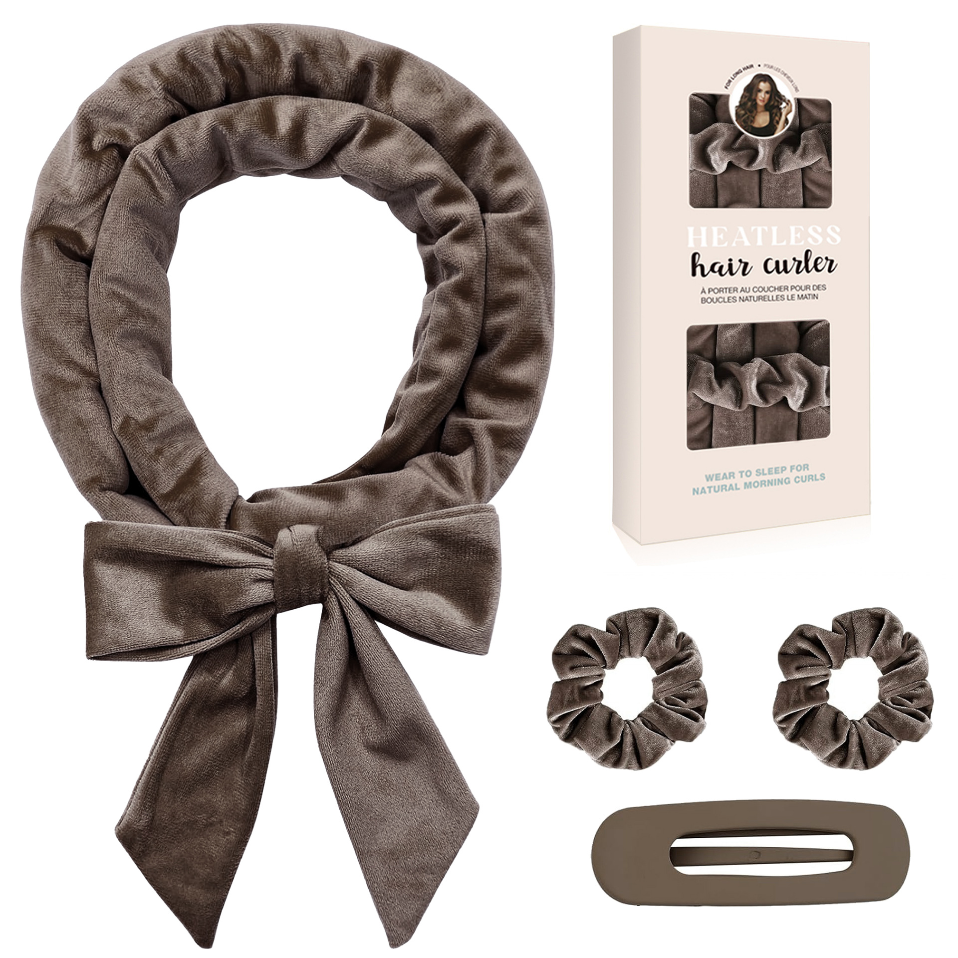 Picture of Cross-border New Style Hair-free Sleep Bow Lazy High-end Soft Hair Coiler Silk Loam Ribbon Curling Stick