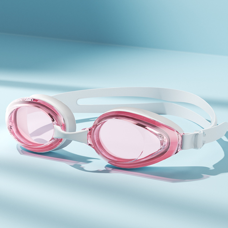 Picture of Cross-border adult men's and women's swimming goggles waterproof anti-fog HD myopia diving eye protection swimming glasses professional equipment swimming cap