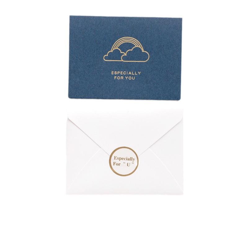 Picture of K-Style of Ins Simple Teacher's Day Greeting Card Holiday Folded DIY Birthday Blessing Card Thanksgiving Card Gift
