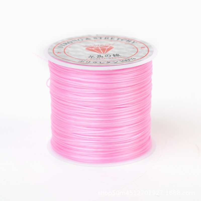 Picture of Flat elastic string bracelet rope spandex crystal line hand-worn beads bracelet accessories material manufacturers