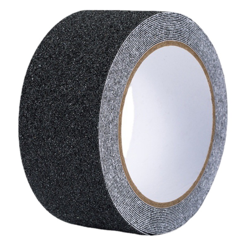Factory supply black staircase non-slip 25mm * 5m PVC frosted non-slip tape optional packaging box