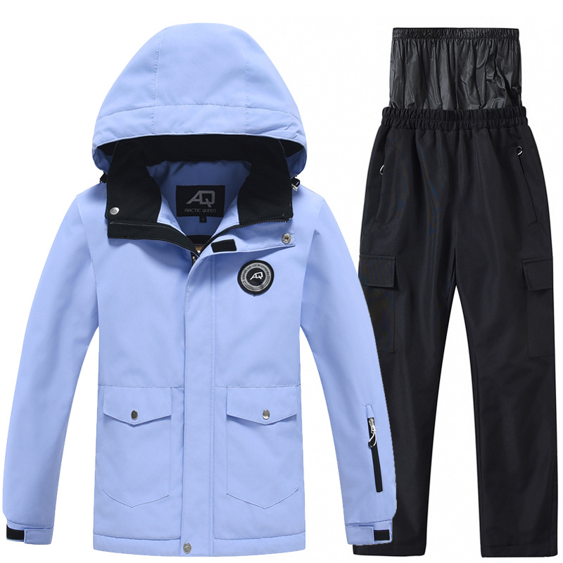 Picture of New Children's Ski Suit suit Boys and Girls Winter Outdoor Waterproof Warm Thickened Children's Ski Suit