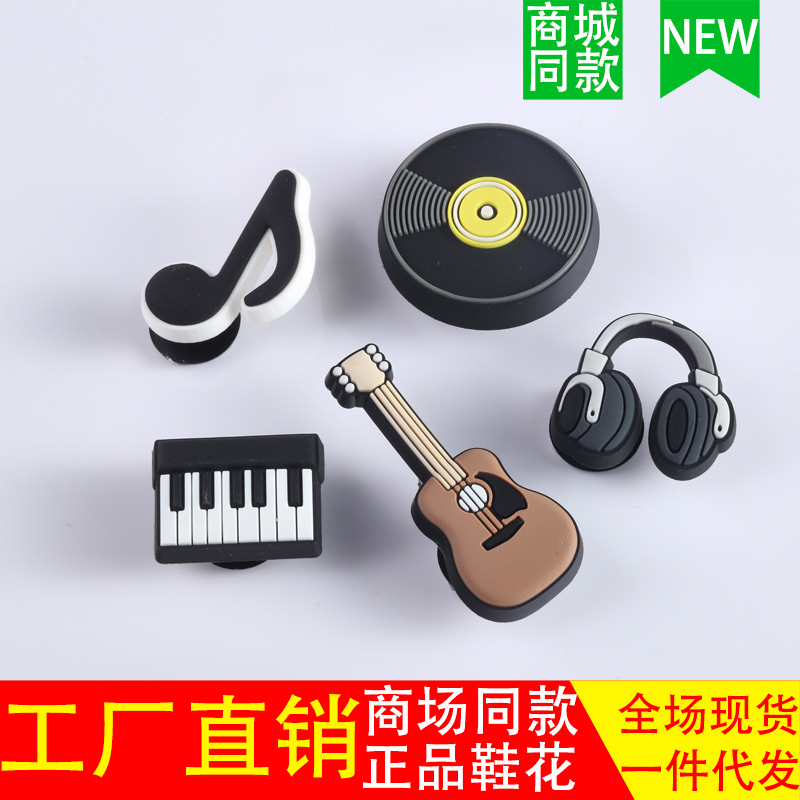 2024 new cross-border e-commerce hole shoes shoes flower buckle shopping mall same decorative accessories jewelry shoes with notes